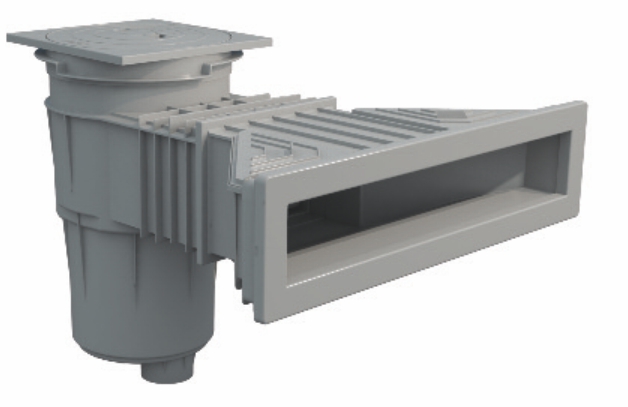 Superskimmer 17,5l s mosaz.zástřiky světle šedý (RAL 7004)