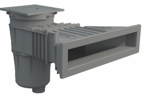 Superskimmer 17,5l s mosaz.zástřiky tmavě šedý (RAL 7016)
