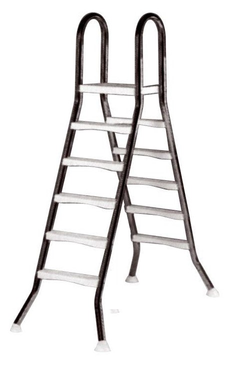 Žebřík EEP, 5+5 stupňů, AISI 304