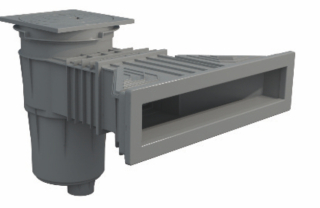 Superskimmer 17,5l s mosaz.zástřiky tmavě šedý (RAL 7016)